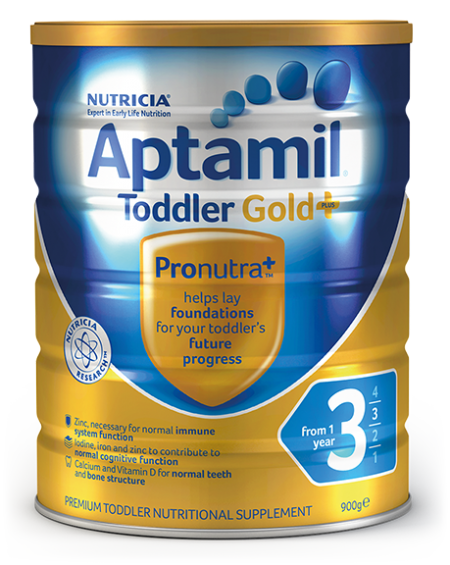 Aptamil Gold+ Step 3 Toddler Nutritional Supplement From 1 year 900g