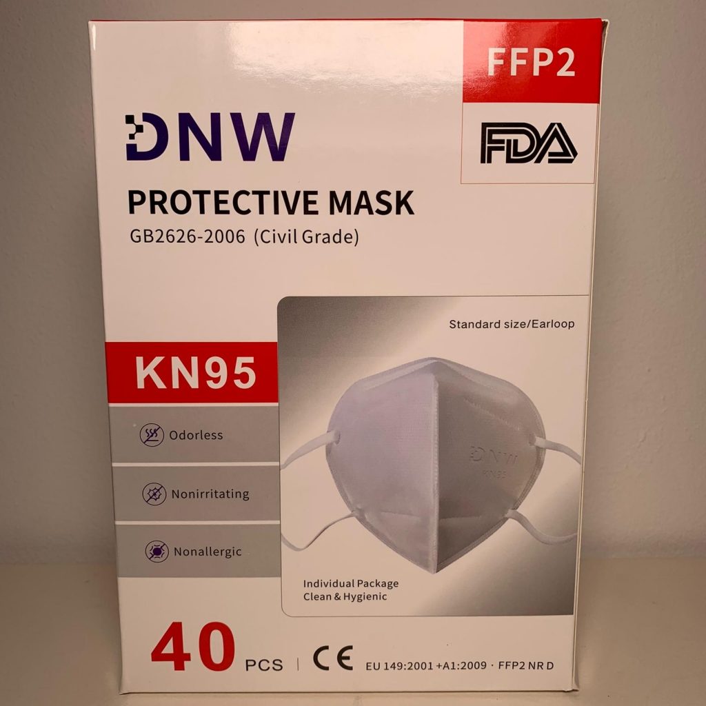 KN95 Face Mask (box of 40) Formula WarehouseFormula Warehouse